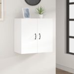 Wall Cabinet White 60x31x60 cm Engineered Wood