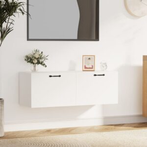 Wall Cabinet White 100x36.5x35 cm Engineered Wood