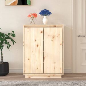 Solid Pine Wood Shoe Storage Cabinet Organizer Rack Ample Space Sturdy Design