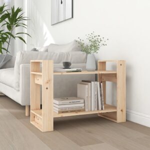 Solid Pine Wood Bookshelf Room Divider Storage Organizer Display Rack