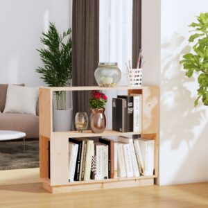 Solid Pine Wood Book Shelf Room Divider Storage Organizer Display Rack Decor