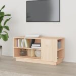 Solid Pine Wood TV Cabinet Media Console Storage Organizer Rustic Home Furniture