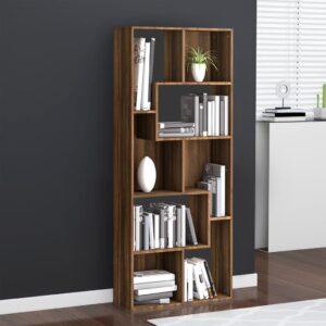 Book Cabinet Brown Oak 67x24x161 cm Engineered Wood