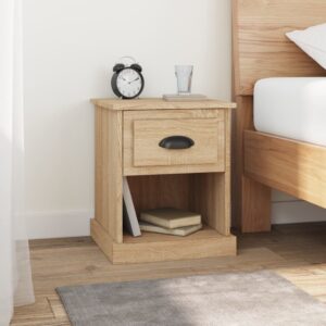 Bedside Cabinet Sonoma Oak 39x39x47.5 cm Engineered Wood