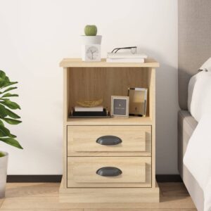 Bedside Cabinet Sonoma Oak 43x36x60 cm