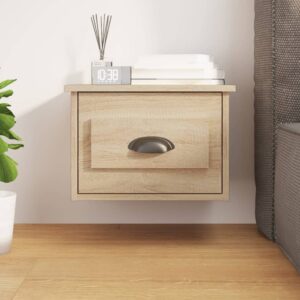 Wall-mounted Bedside Cabinet Sonoma Oak 41.5x36x28cm