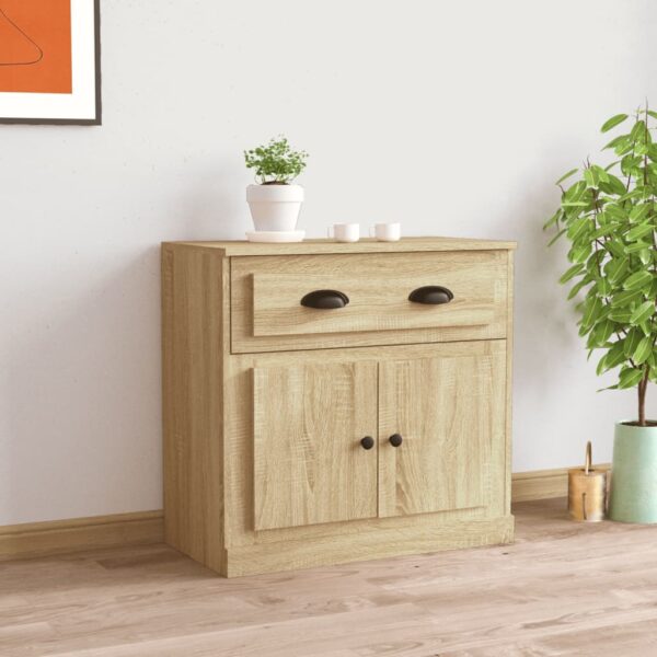 Sideboard Sonoma Oak 70x35.5x67.5 cm Engineered Wood