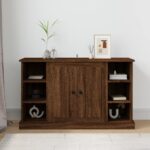 Sideboard Brown Oak 100x35.5x60 cm Engineered Wood