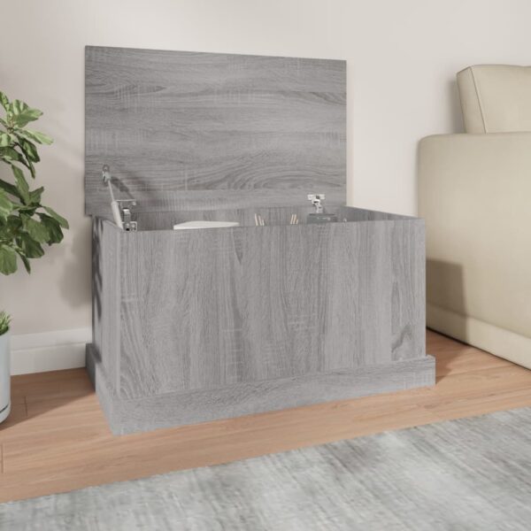 Storage Box Grey Sonoma 70x40x38 cm Engineered Wood