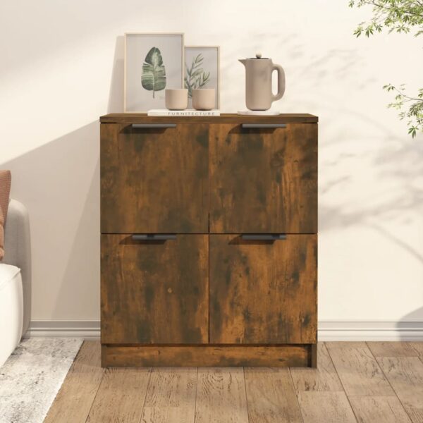 Sideboard Smoked Oak 60x30x70 cm Engineered Wood