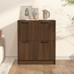 Sideboard Brown Oak 60x30x70 cm Engineered Wood