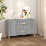 Sideboard Grey Sonoma 100x36x60 cm Engineered Wood