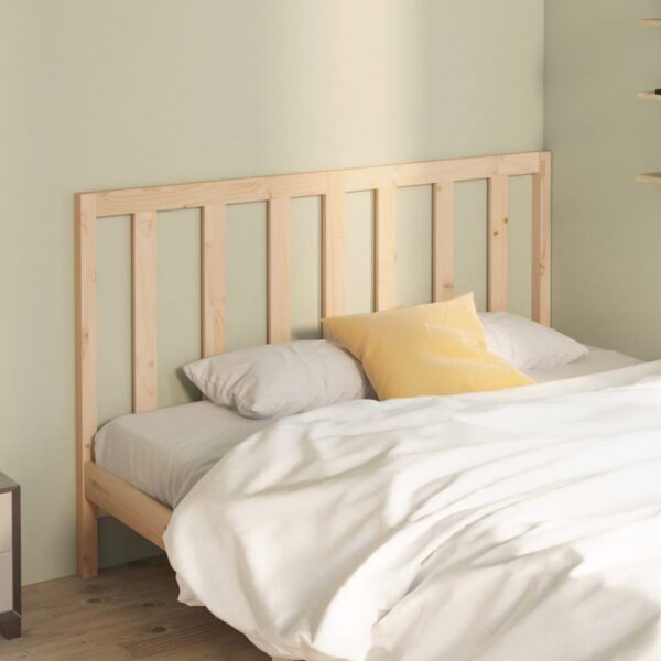 Bed Headboard 141x4x100 cm Solid Wood Pine