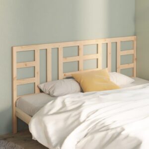 Bed Headboard 186x4x100 cm Solid Wood Pine