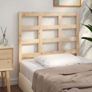 Bed Headboard 95.5x4x100 cm Solid Wood Pine