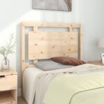 Bed Headboard 95.5x4x100 cm Solid Wood Pine