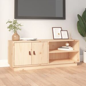 Solid Pine Wood TV Stand Media Console Storage Cabinet Rustic Home Furniture