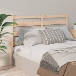 Bed Headboard 156x4x100 cm Solid Wood Pine