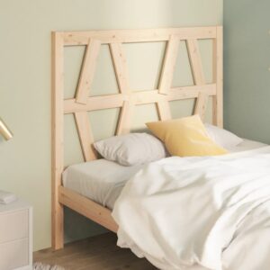 Bed Headboard 96x4x100 cm Solid Wood Pine