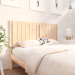 Bed Headboard 140.5x4x100 cm Solid Wood Pine