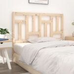 Bed Headboard 140.5x4x100 cm Solid Wood Pine