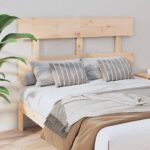 Bed Headboard 184x3x81 cm Solid Wood Pine