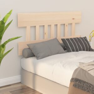 Bed Headboard 183.5x3x81 cm Solid Wood Pine