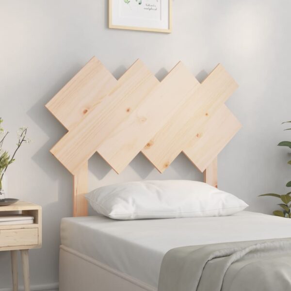 Bed Headboard 92x3x81 cm Solid Wood Pine