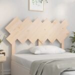 Bed Headboard 132x3x81 cm Solid Wood Pine