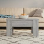 Coffee Table Grey Sonoma 79x49x41 cm Engineered Wood