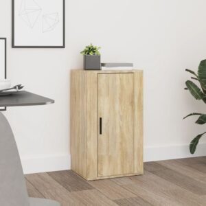 Chic Sonoma Oak Sideboard Storage Cabinet Engineered Wood Spacious Organizer