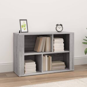 Elegant Grey Sonoma Sideboard Engineered Wood Ample Storage Sturdy Top