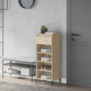 Shoe Rack Sonoma Oak 40x36x105 cm Engineered Wood