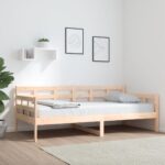 Day Bed Solid Wood Pine 92x187 cm Single Size