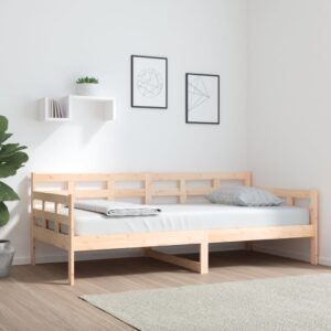 Day Bed Solid Wood Pine 92x187 cm Single Size