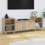 TV Cabinet Sonoma Oak 160x35x55 cm Engineered Wood