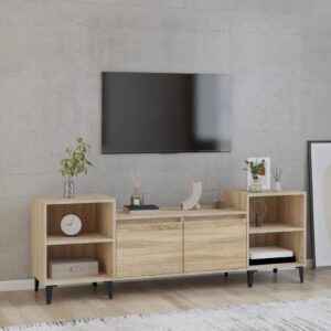 TV Cabinet Sonoma Oak 160x35x55 cm Engineered Wood