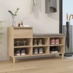 Shoe Cabinet Sonoma Oak 102x36x60 cm Engineered Wood