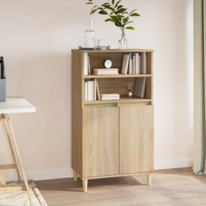 Highboard Sonoma Oak 60x36x110 cm Engineered Wood