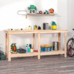 Work Bench 180x50x80 cm Solid Wood Pine