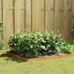 Rustic Garden Raised Bed Weathering Steel Planter for Outdoor Decor