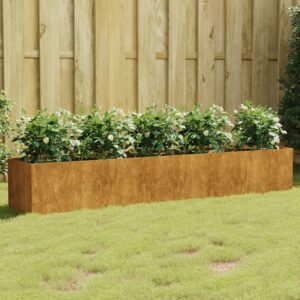 Weathering Steel Garden Raised Bed Durable Corten Planter for Outdoor Plants