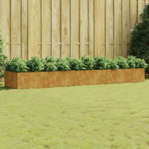 Rustic Corten Steel Garden Raised Bed Weathering Steel Planter for Outdoor Decor