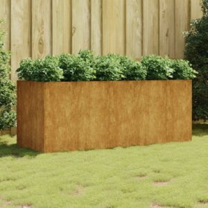 Weathering Steel Garden Raised Bed Durable Corten Planter for Outdoor Plants