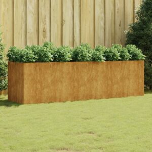 Weathering Steel Garden Raised Bed Durable Corten Planter for Outdoor Plants