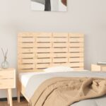 Solid Pine Wood Wall-Mounted Headboard Classic Rustic Design Bedroom Furniture