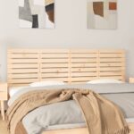 Wall Headboard 186x3x63 cm Solid Wood Pine