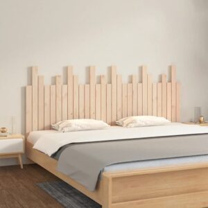 Wall Headboard 185x3x80 cm Solid Wood Pine