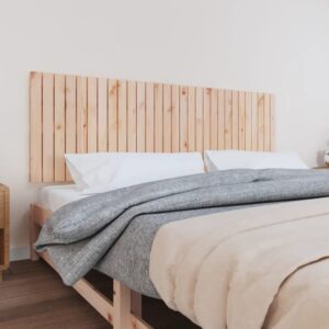 Wall Headboard 185x3x60 cm Solid Wood Pine