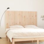 Wall Headboard 185x3x110 cm Solid Wood Pine